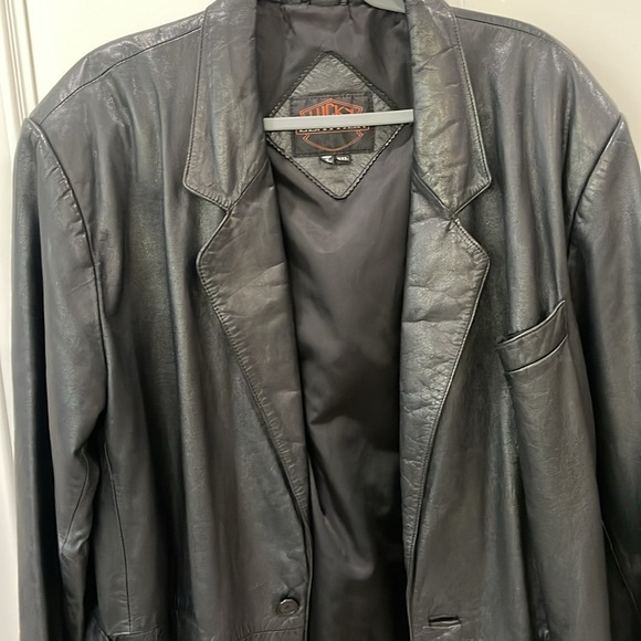 Lucky Leather Co Men's Black Jacket size XXL - Picture 3 of 15